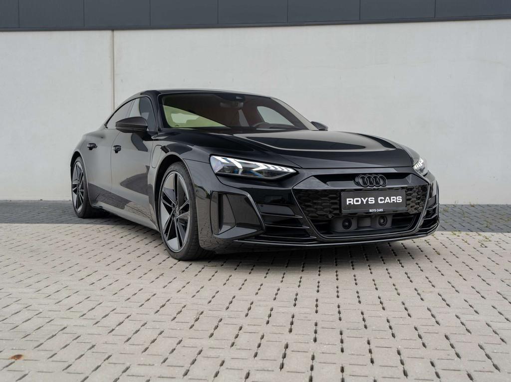 Audi RS e-tron GT RS E-Tron GT 93 kWh Quattro - Carbon - B&O, Auto's, Automaat, 4 deurs, Gebruikt, Zwart