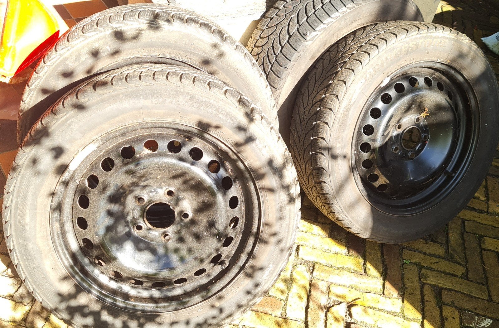 4x 205/55R16 BRIDGESTONE LM32 M+S, Ophalen, Ford