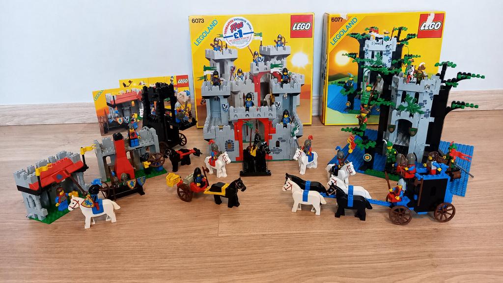 LEGO Castle sets 6073, 6077, 6011, 6040, 6041, 6055 & 6061, Compleet, Lego, Ophalen of Verzenden, Zo goed als nieuw