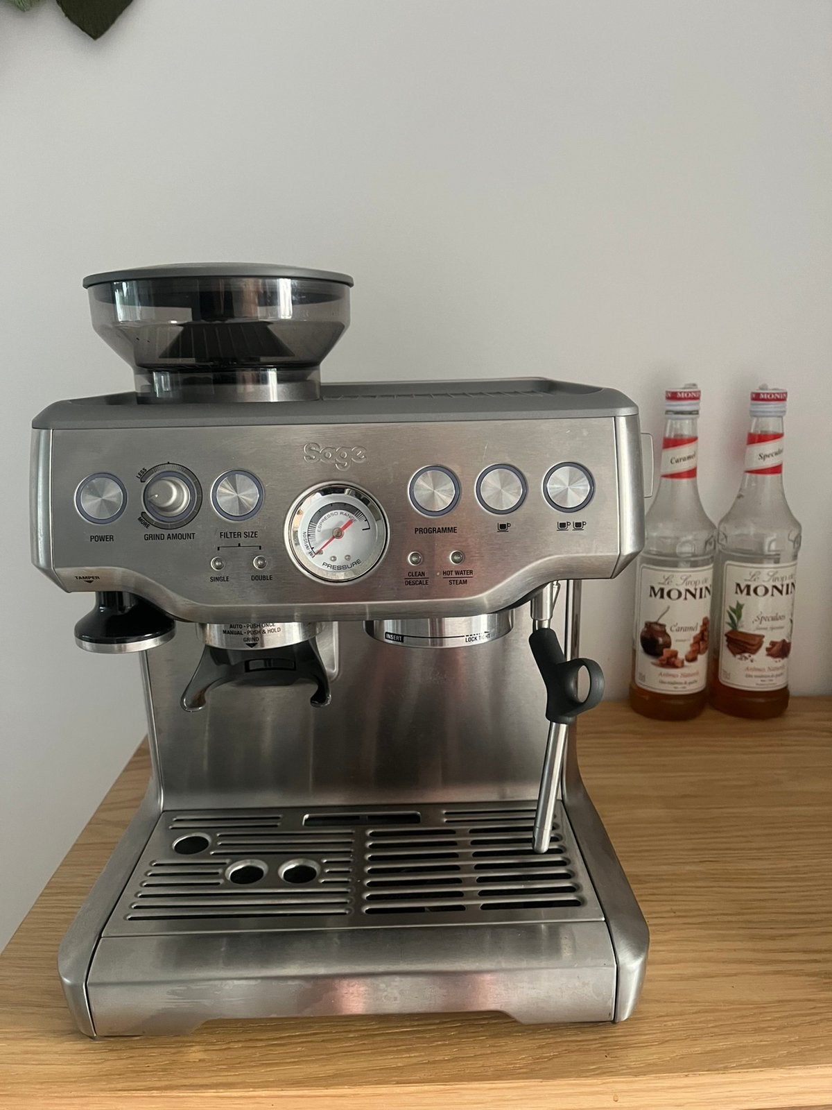 Sage barista express, Enlèvement, Utilisé, Machine à espresso