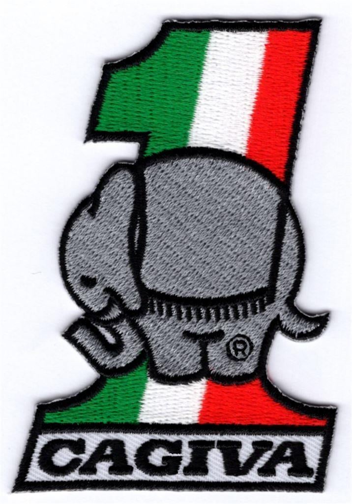 Cagiva stoffen opstrijk patch embleem #2, Motoren, Verzenden, Nieuw
