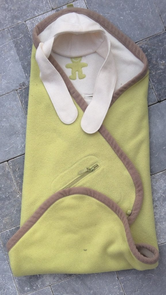Babyboum - deken voor maxi-cosi, Groen, Gebruikt, Inclusief mutsje, Deken