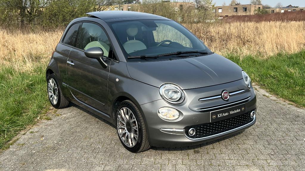 Fiat 500 ''Star'' Hybrid Schuifdak CarPlay Euro 6dt Garantie, Auto's, Fiat, 88 g/km, Euro 6, Leder, Handgeschakeld