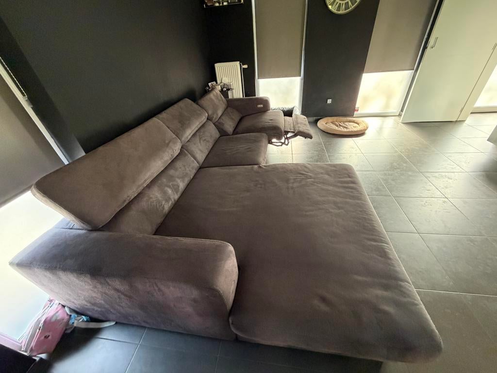 Zetel met poef, Huis en Inrichting, Ophalen, Zo goed als nieuw