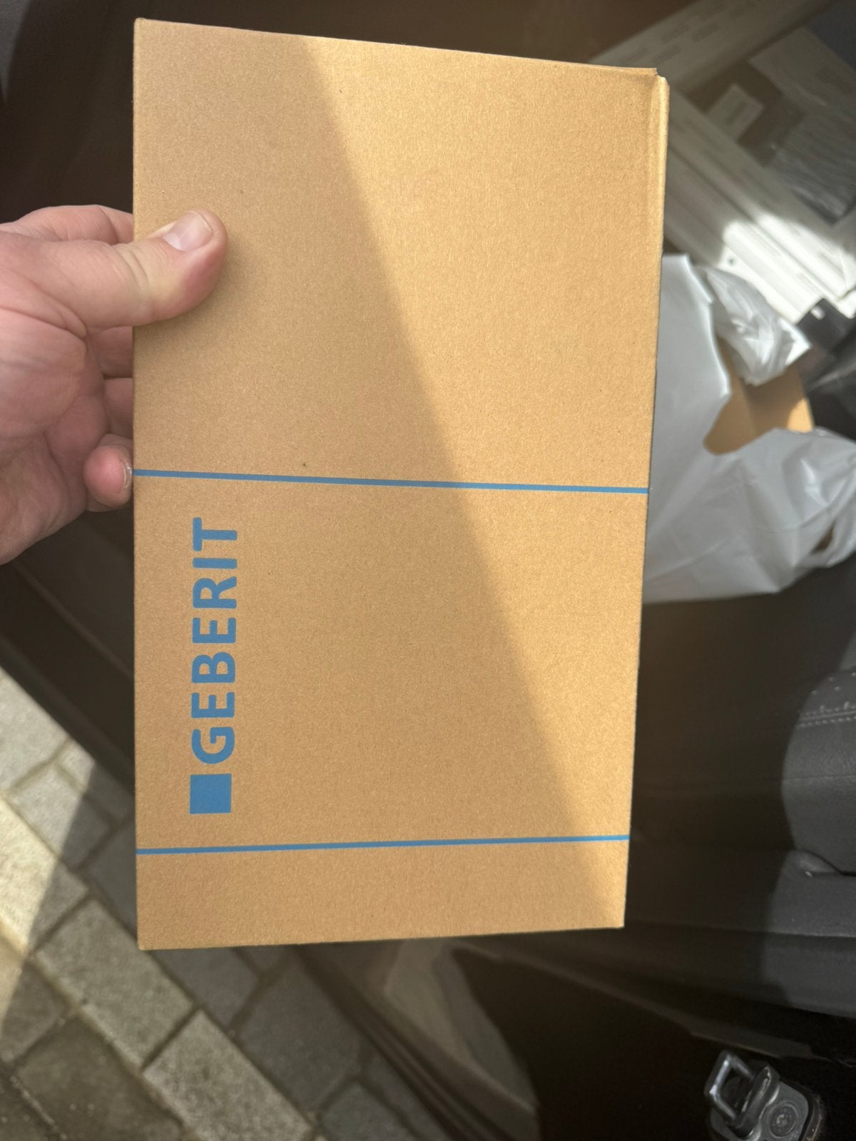 Geberit sigma 01 White neuf, Bricolage & Construction, Sanitaire, Enlèvement, Neuf, Autres types