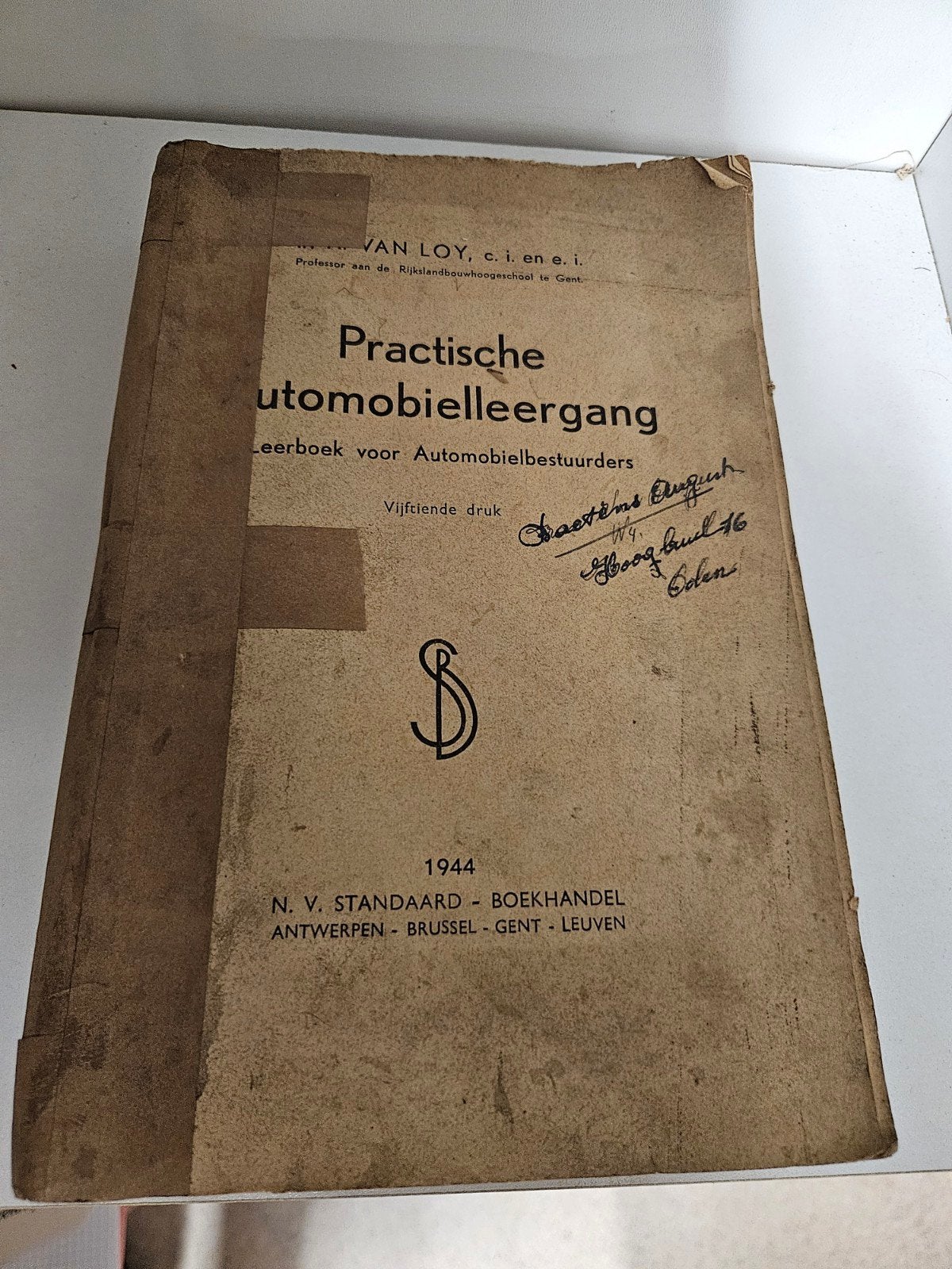 schoolboeken autotechniek 1944, Boeken, Ophalen of Verzenden, Autotechniek