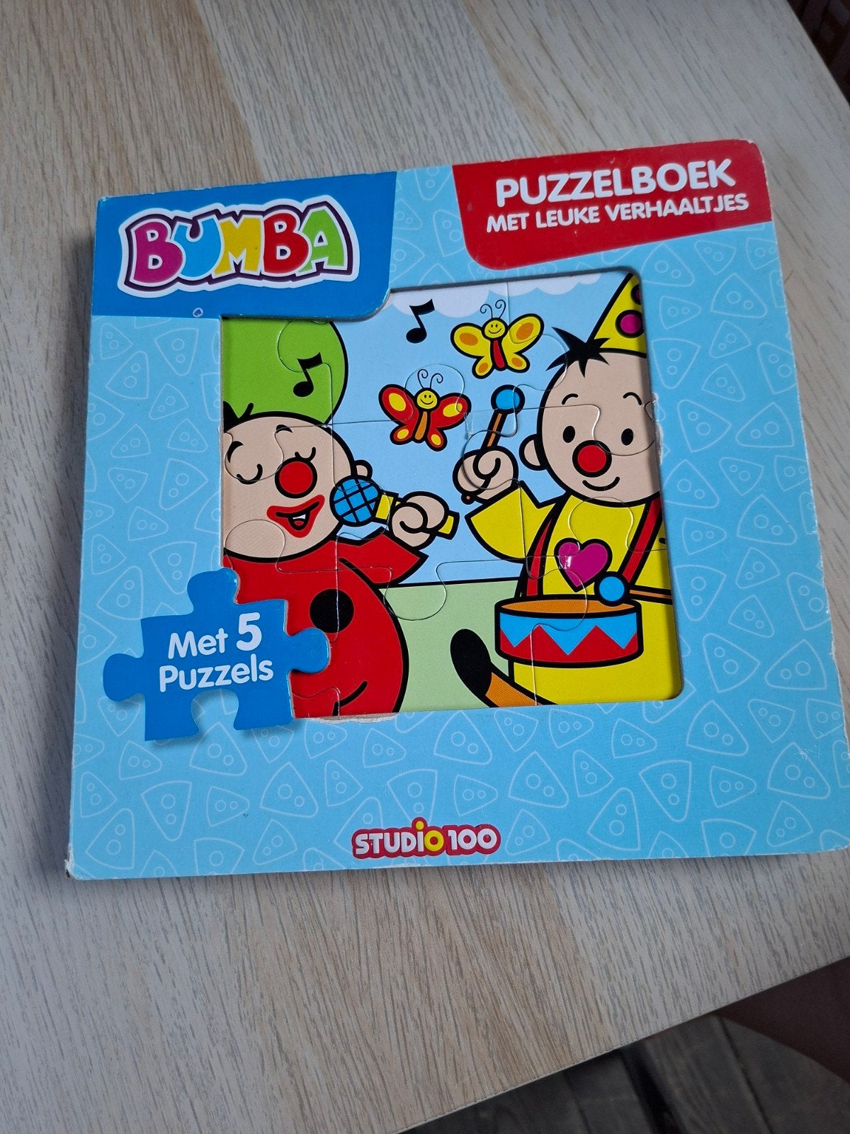 bumba puzzelboek, Ophalen