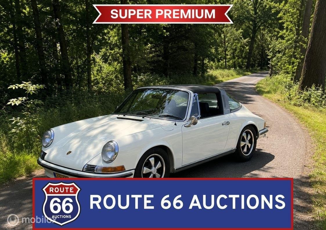 Porsche 911 T Targa | Route 66 Auctions, Achat, Entreprise, Boîte manuelle, Autre carrosserie