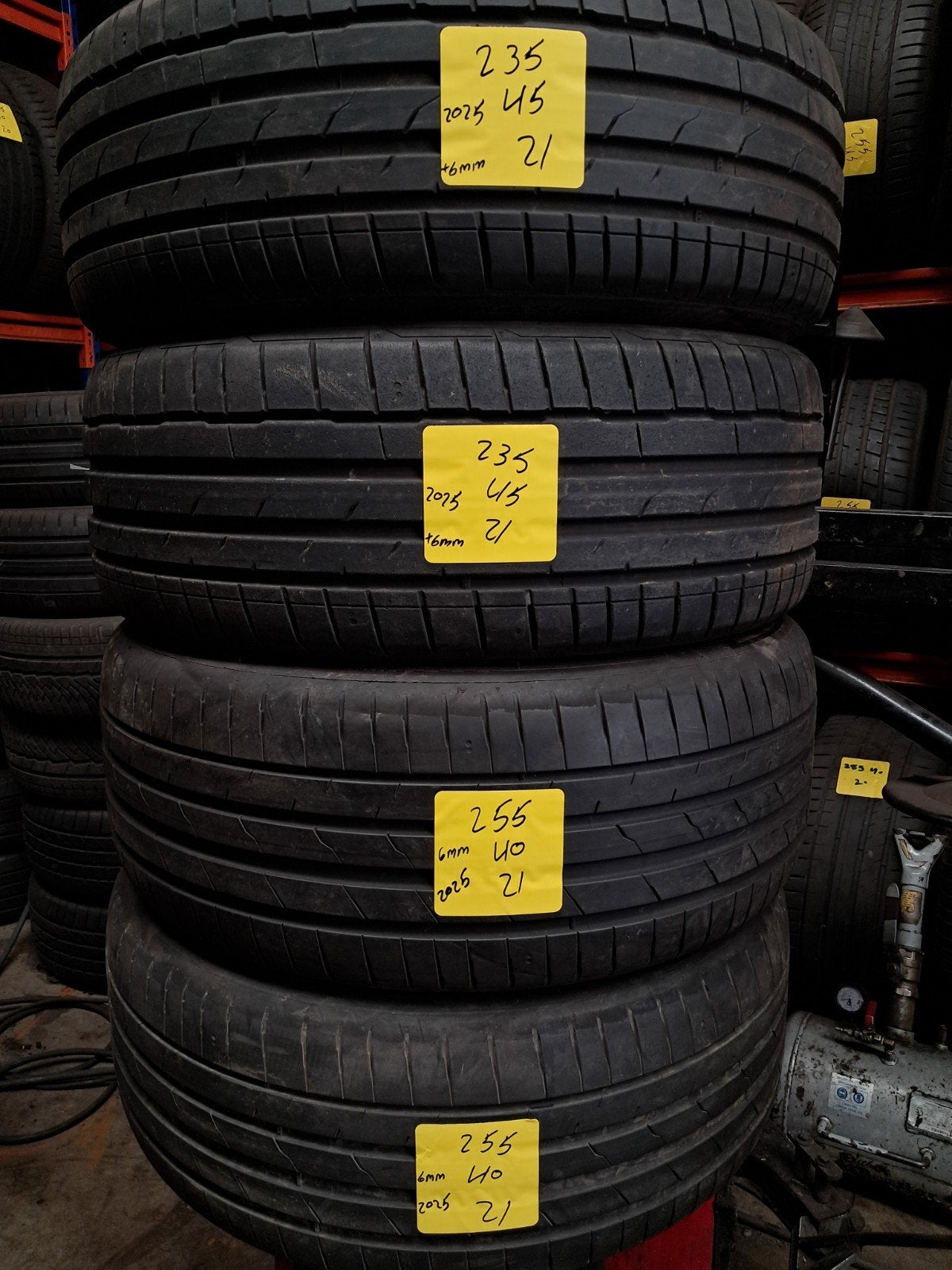 255/40R21 235/45R21 255/40/21 235/45/21 Hankook 2025 été, Enlèvement