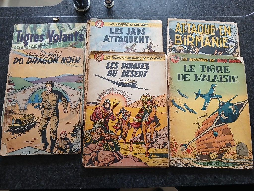 6 bd Buck Danny, Livres, Enlèvement