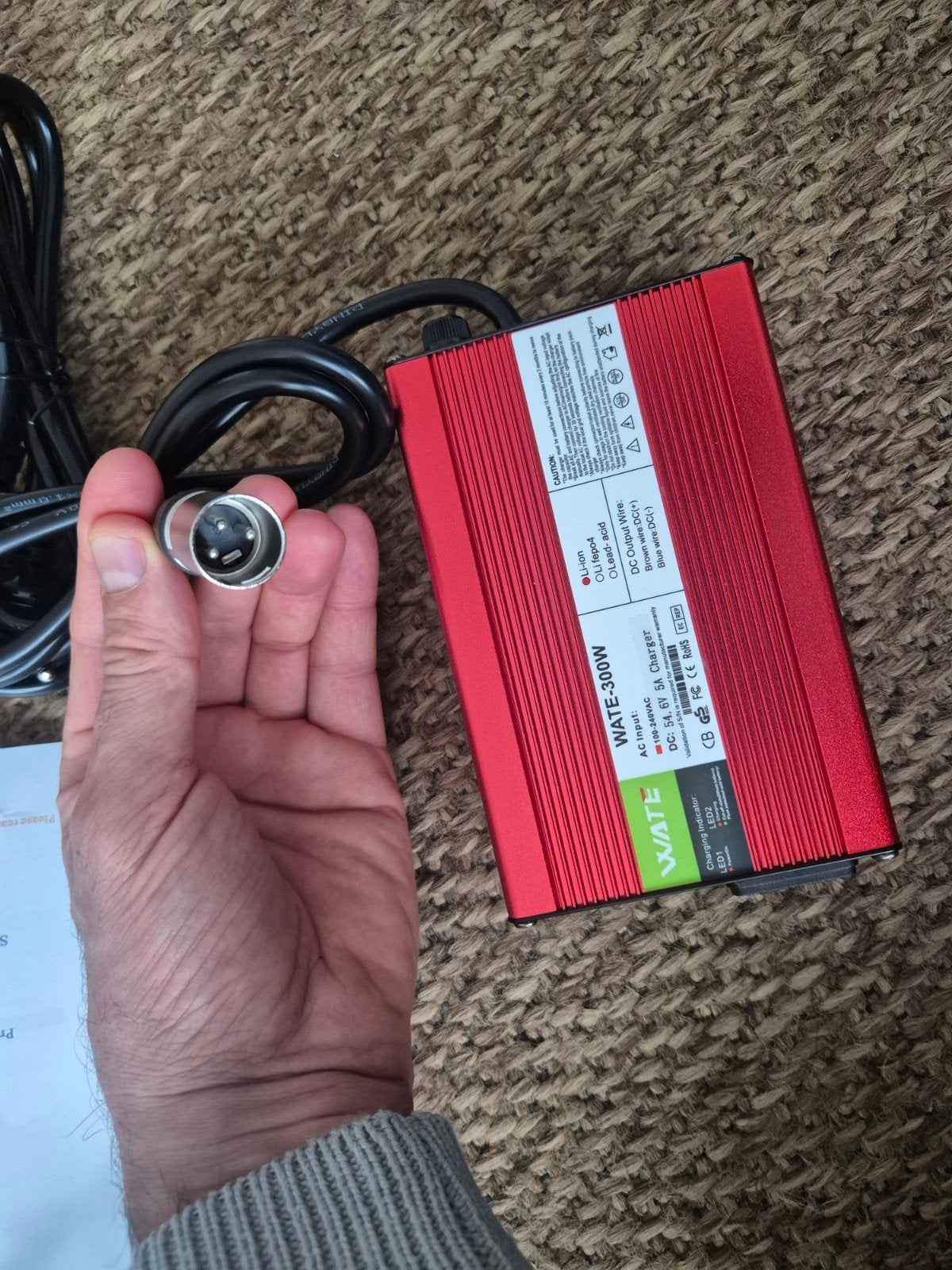 Chargeur rapid vélo électrique 54.6V 5A!