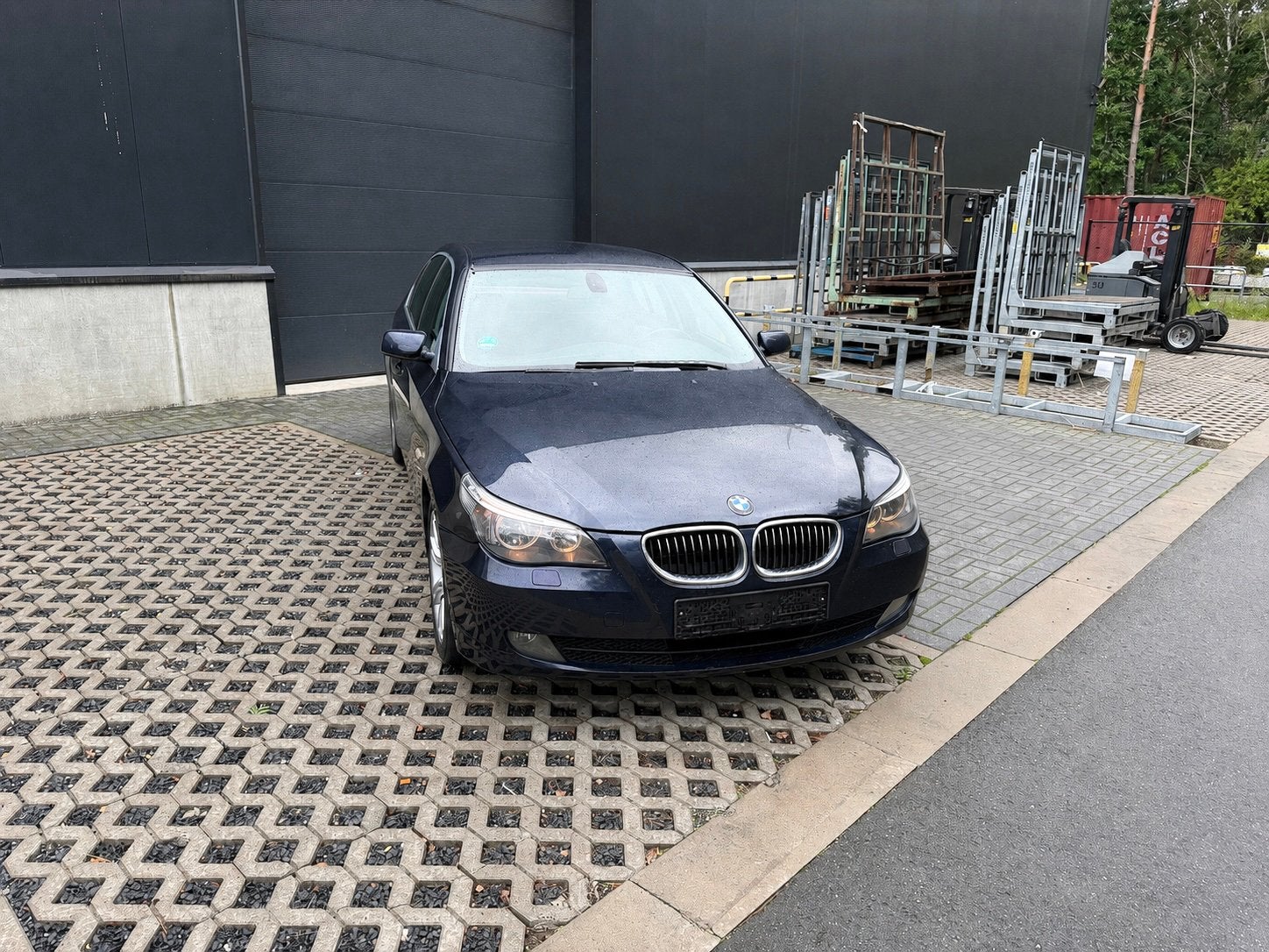 Bmw E60 525d, Autos, Cuir, 4 portes, Noir, 6 cylindres