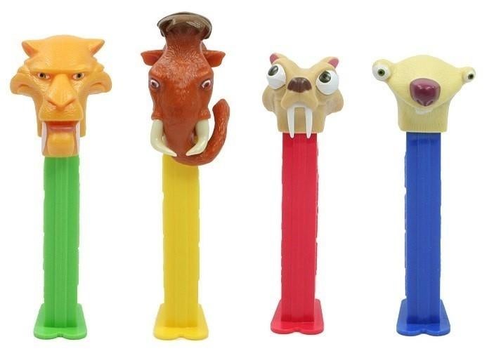 4 PEZ dispensers Ice Age, Verzamelen, Ophalen of Verzenden, Zo goed als nieuw