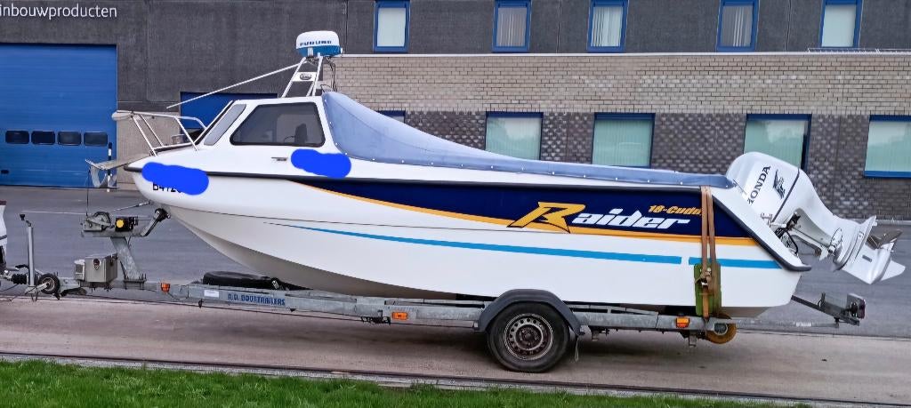 Prachtige visboot, Watersport en Boten, Zo goed als nieuw, Ophalen, 70 pk of meer, 3 tot 6 meter