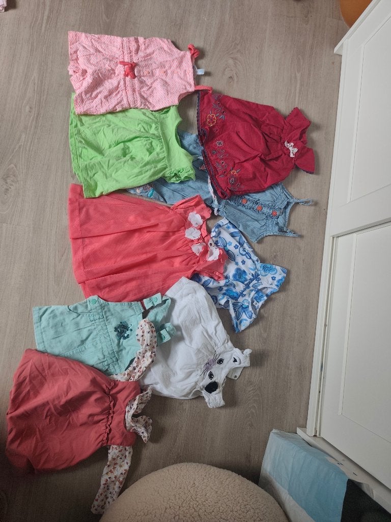 Pakket zomer meisjeskleding, Ophalen, Gebruikt, Overige maten