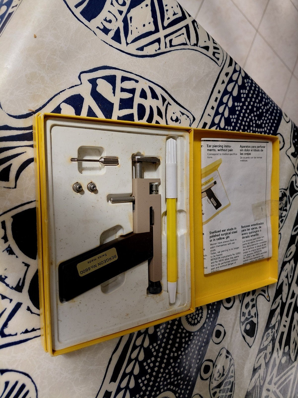 perceuse, Bijoux, Sacs & Beauté, Boutons de manchette, Enlèvement, Comme neuf, Autres matériaux, Argenté