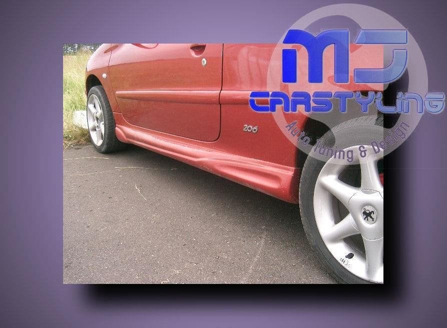 Peugeot 206 - Sideskirts II, Autos : Divers, Tuning & Styling, Enlèvement ou Envoi