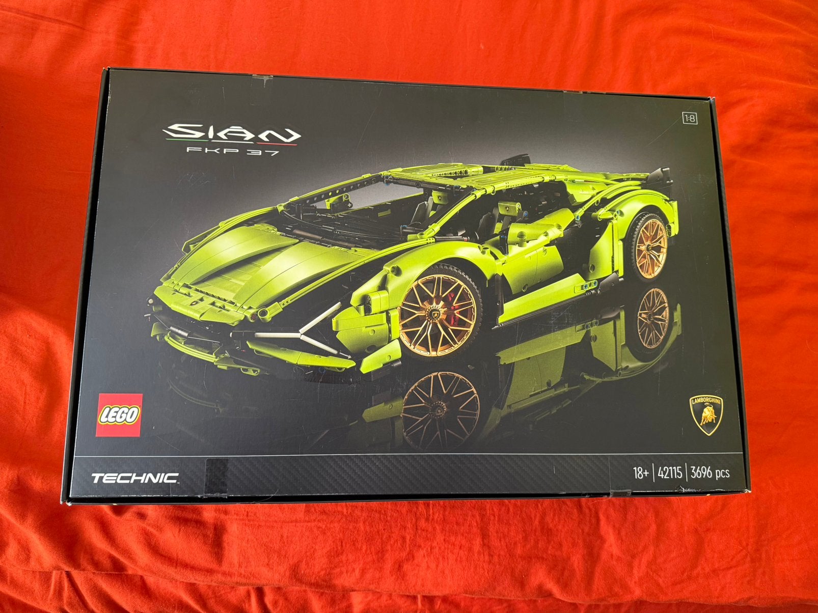 LEGO Technic Lamborghini Sián FKP 37 – set 42115, Enlèvement, Comme neuf