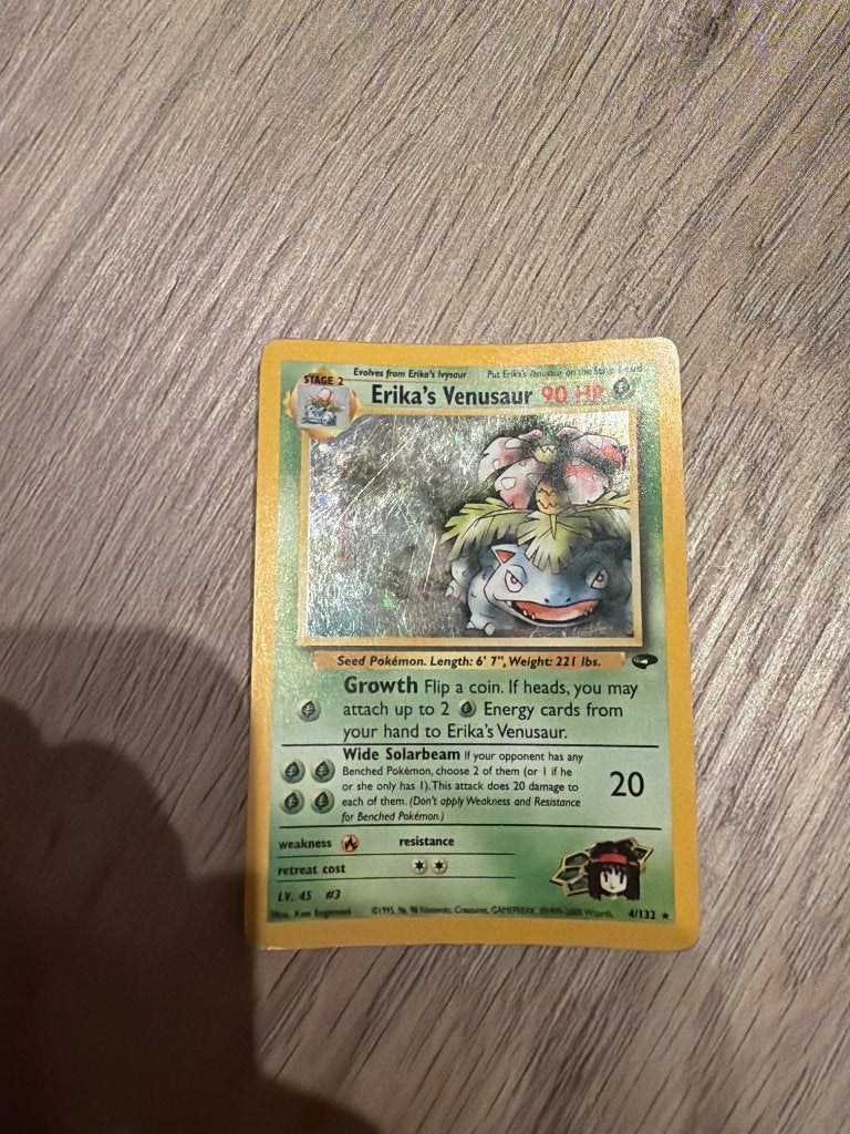 Pokemon kaart Erika’s Venusaur, Enlèvement, Comme neuf, Cartes en vrac