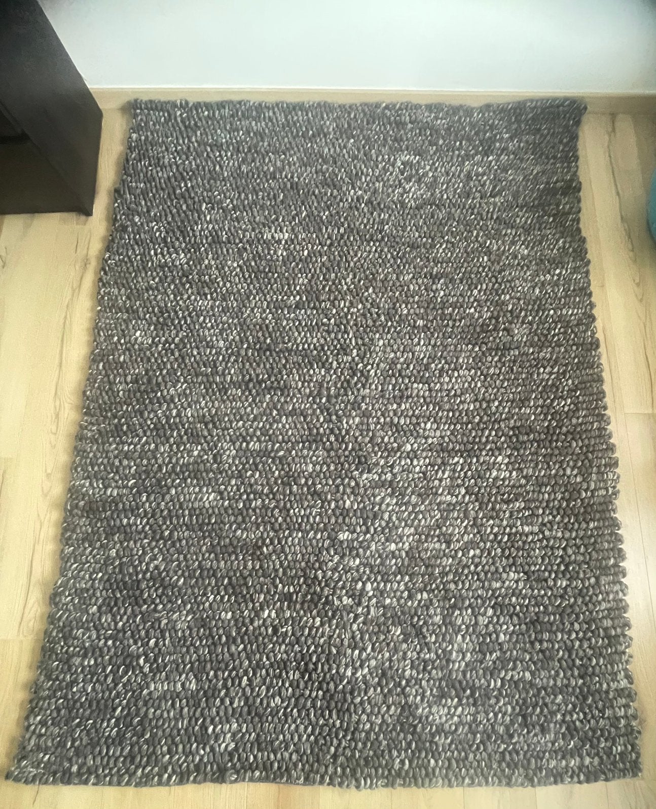 Tapis IKEA HJÖRTHED gris chiné – 170  240 cm, Maison & Meubles, Enlèvement