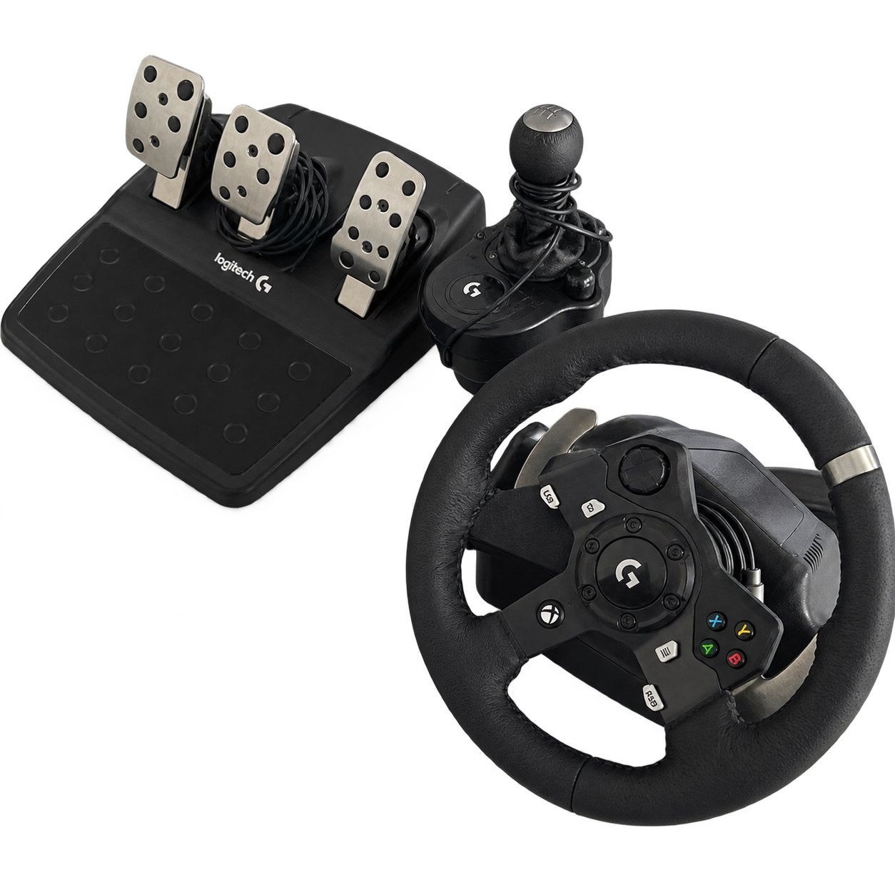 Logitech G920 Xbox + Versnellingspook + Pedalen, Games en Spelcomputers, Logitech, Ophalen of Verzenden, Zo goed als nieuw, Xbox