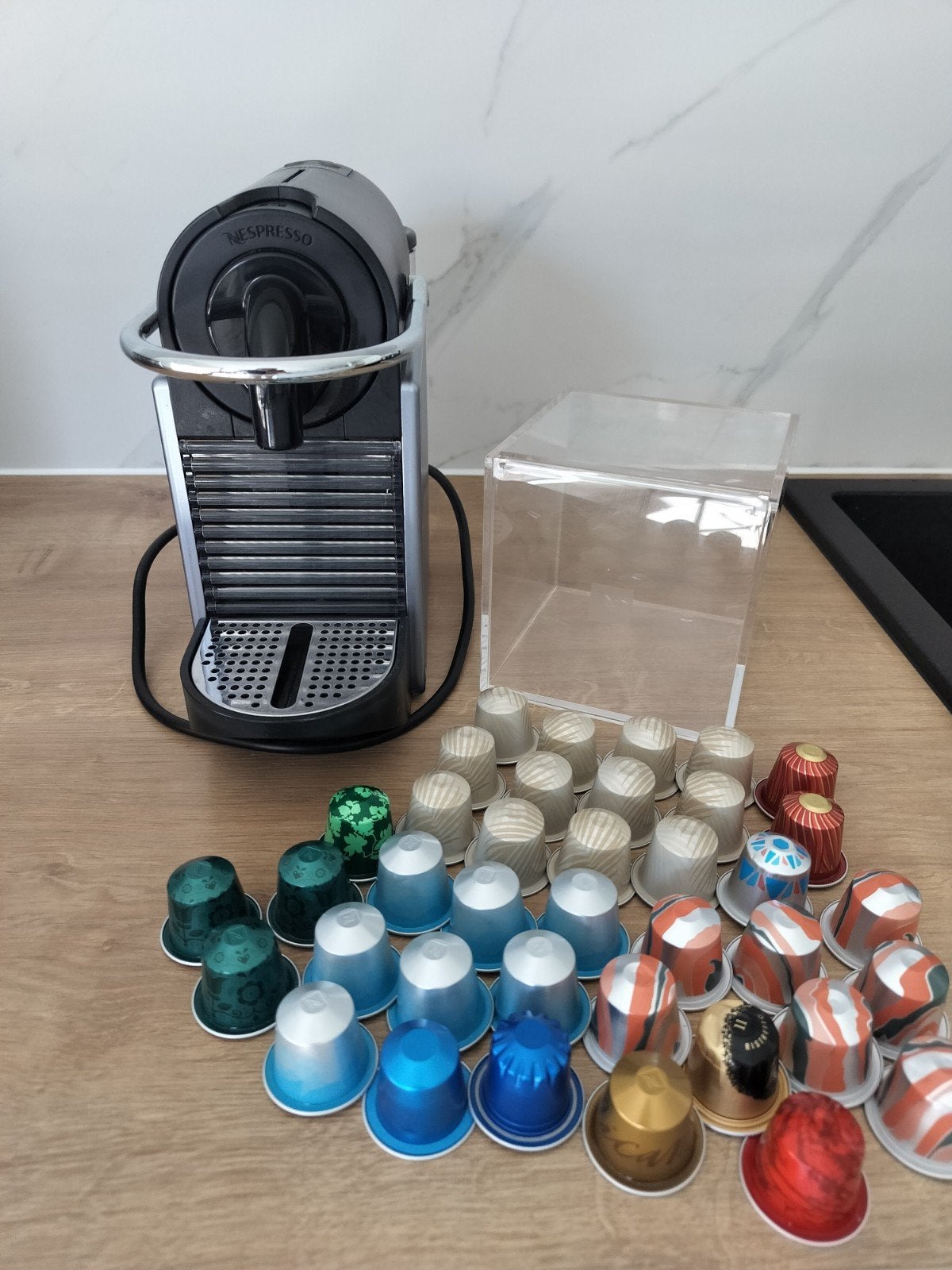 Nespresso Krups capsule machine, Ophalen, Gebruikt, Nespresso, Capsulehouder