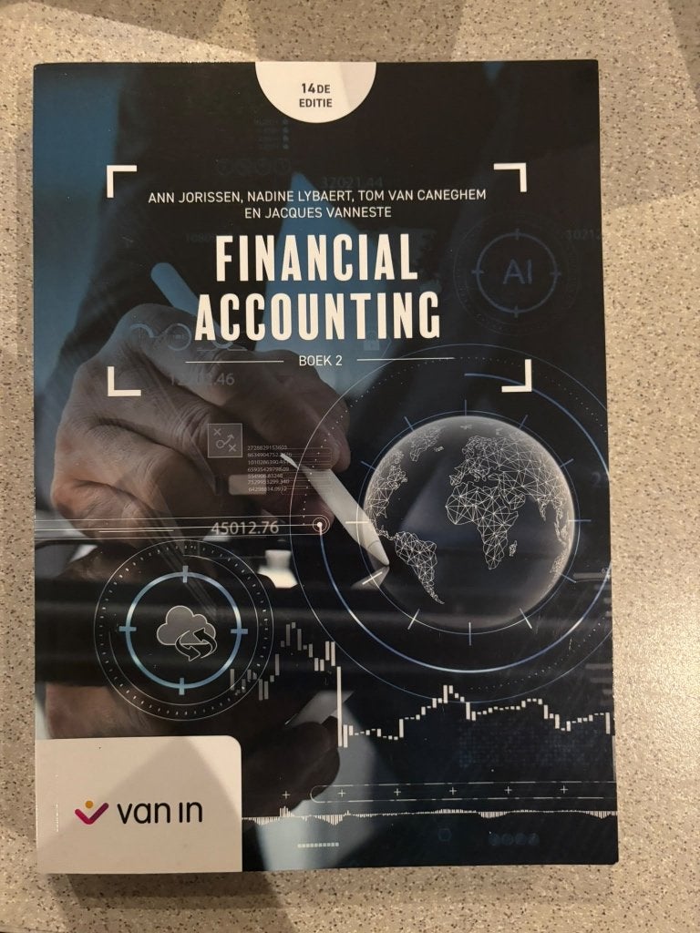 Financial accounting - boek 2 14de editie, Boeken, Hoger Onderwijs, Ophalen of Verzenden, Zo goed als nieuw, Van In