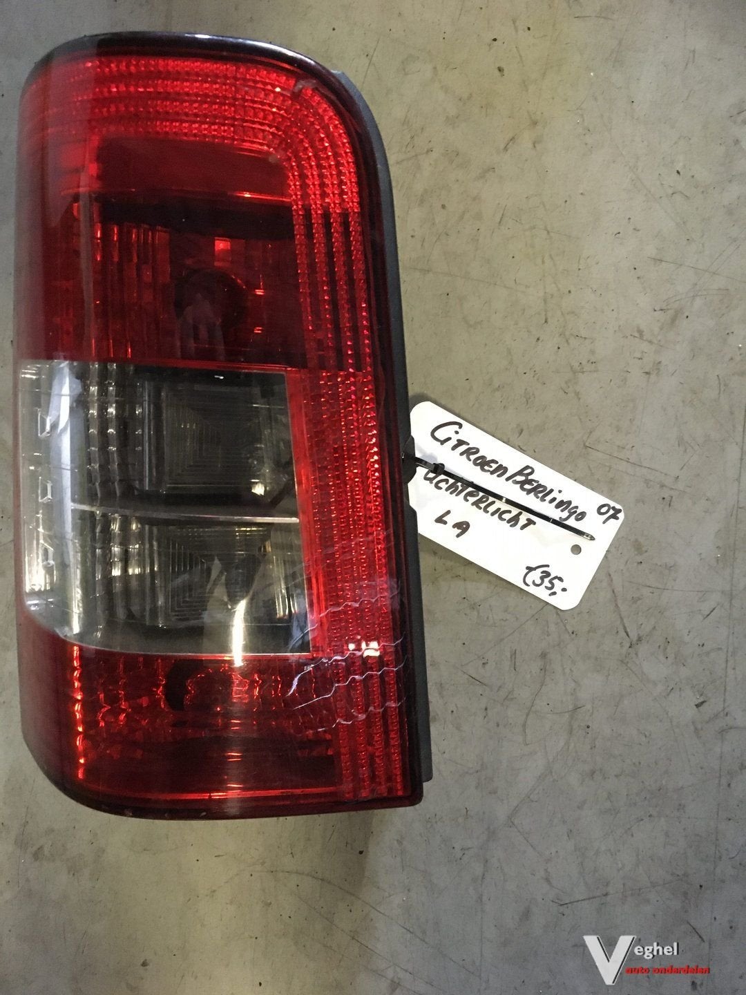 Citroen berlingo '07 achterlicht links, Gebruikt, -, -, Ophalen of Verzenden