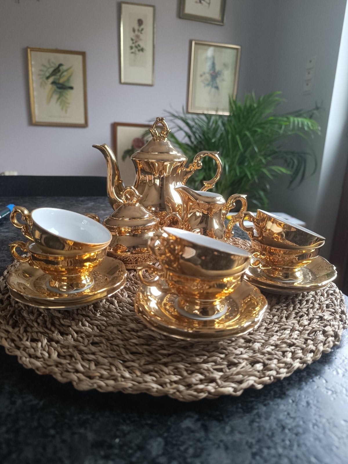 splendide service à café d'ornement, Enlèvement ou Envoi