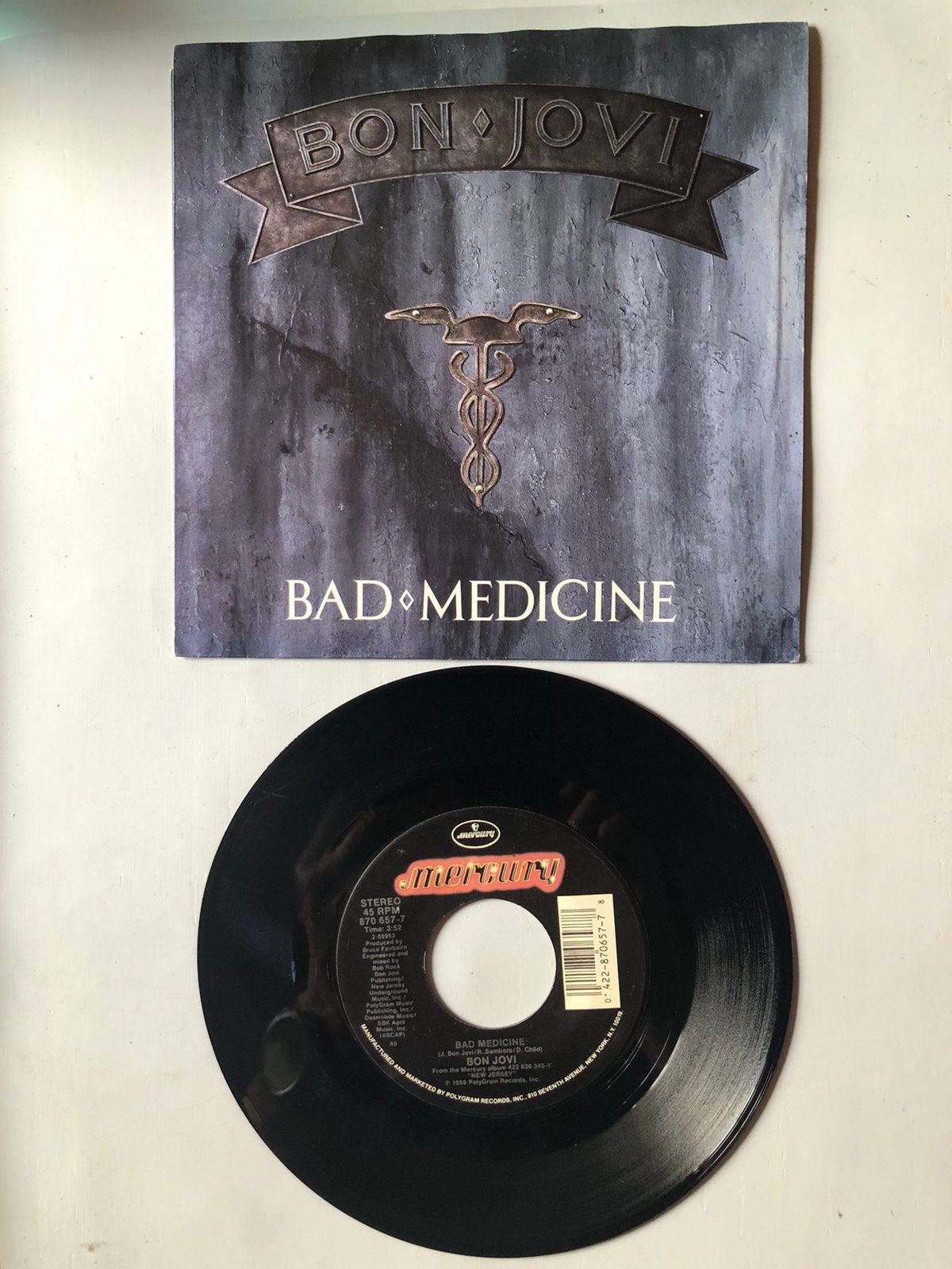 Bon Jovi: bad medicine ( 1988), Verzenden, Gebruikt