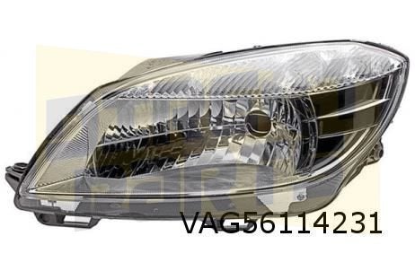 Skoda Fabia II/Roomster (3/10-) Koplamp Links (halogeen H4), Auto-onderdelen, -, Verzenden, -, Nieuw