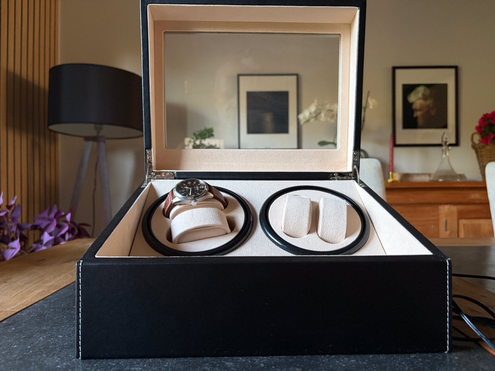 Boite remontoir pour montres automatiques, Ophalen, Gebruikt