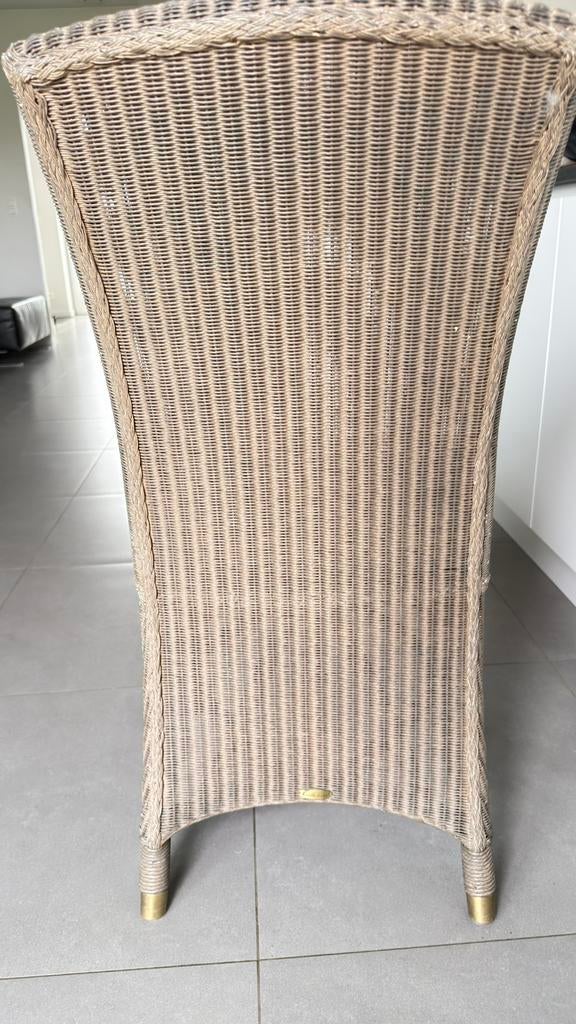 Castle Loom eetkamerstoelen met beige kussens met strik, Ophalen, Gebruikt