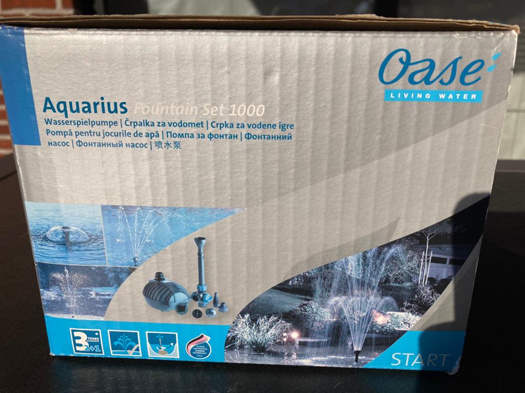 Fontein Oase Aquarius, Ophalen, Zo goed als nieuw