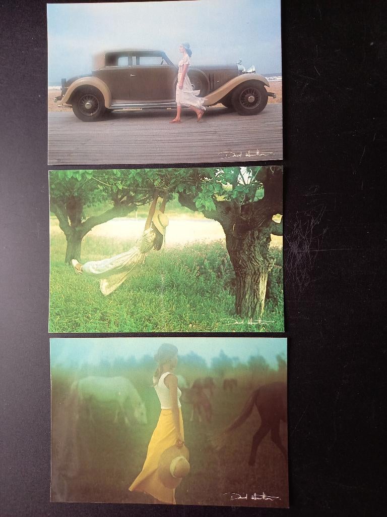 82 cartes postales tendresse (D. Hamilton...), Collections, Enlèvement ou Envoi, Non affranchie