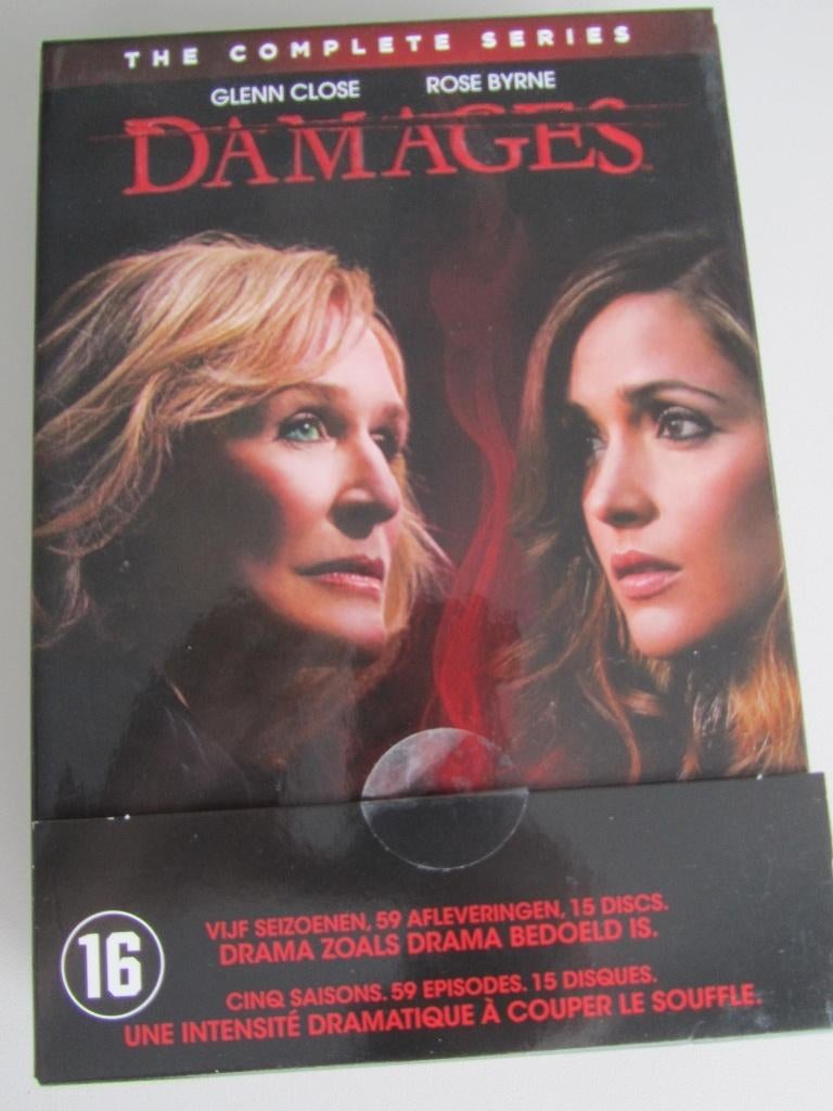 15 DVD ENDOMMAGENT « LA SÉRIE COMPLÈTE » (59 épisodes), À partir de 16 ans, Enlèvement ou Envoi, Comme neuf, Thriller