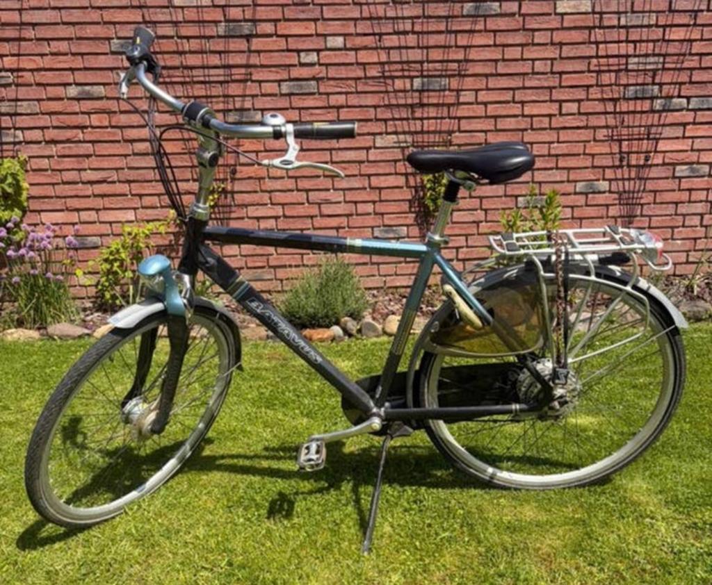 Batavus herenfiets met versnellingen, Ophalen, Versnellingen, Batavus, Zo goed als nieuw
