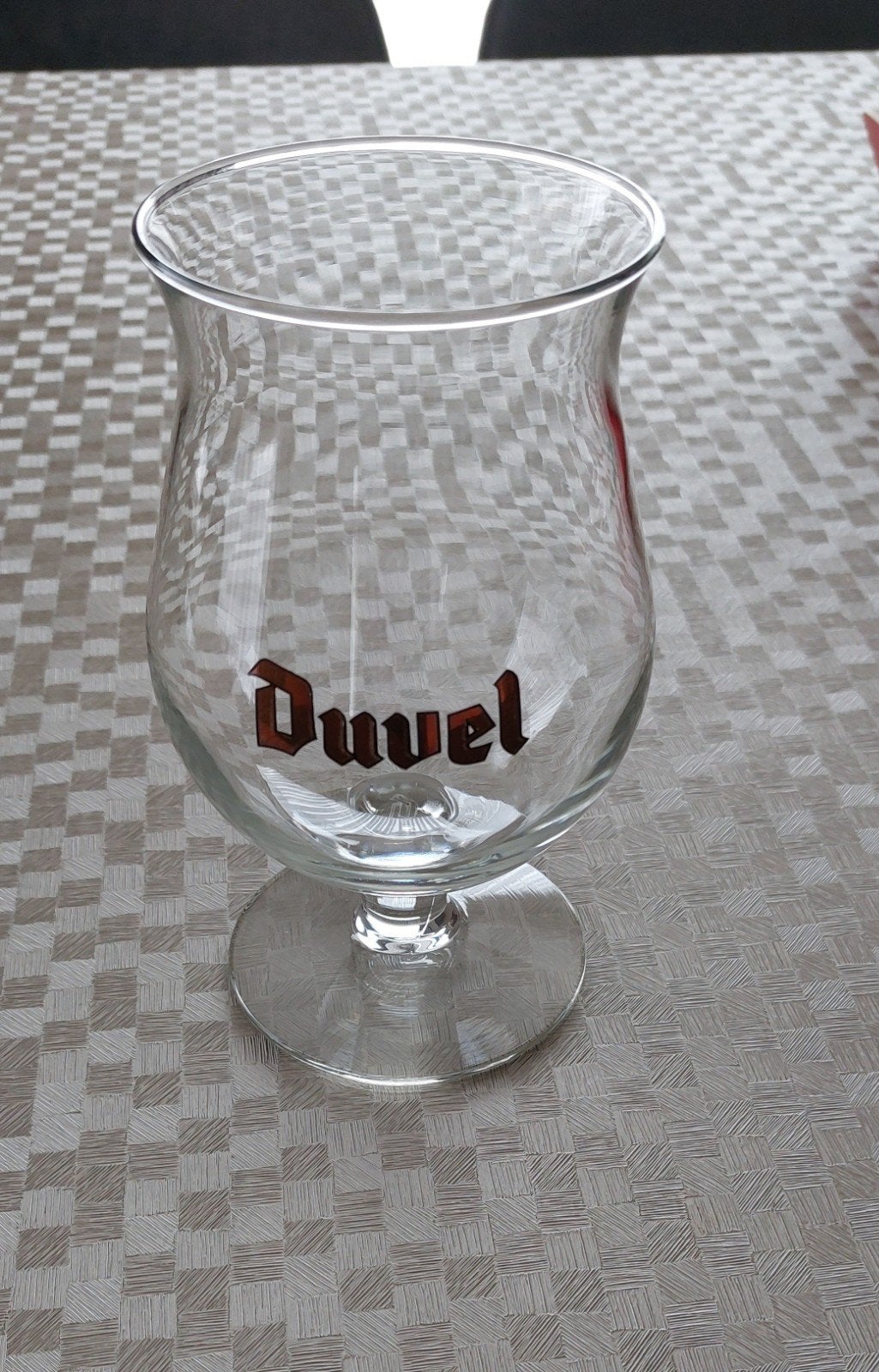 12 duvel glazen met gouden letters, Ophalen, Duvel
