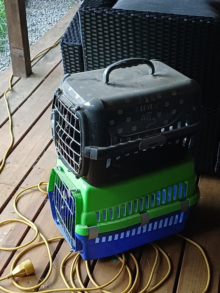 Transport kooien, Ophalen, Gebruikt, Transportkoffer of -box