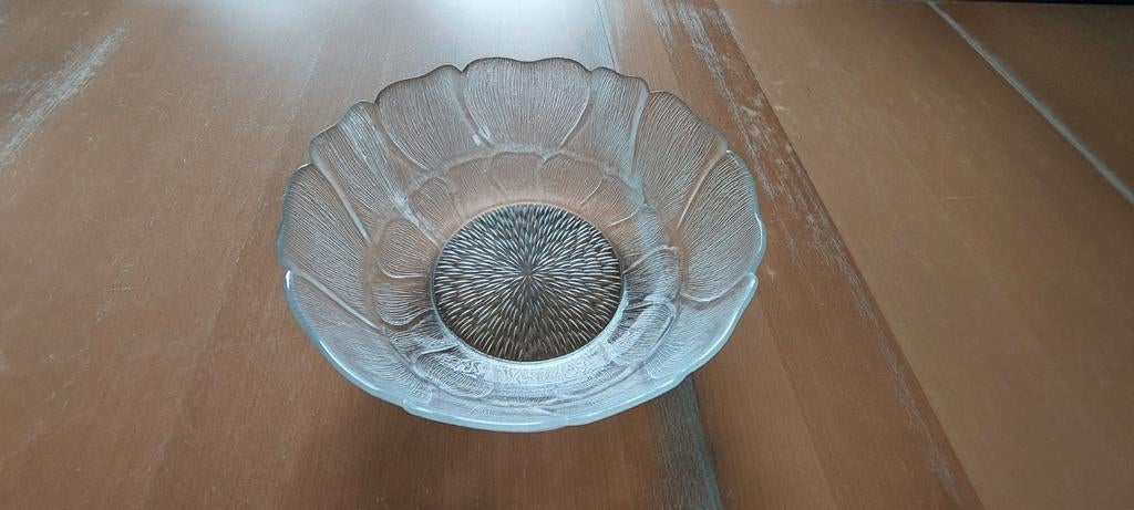 Glazen fruitschaal (diameter 26,5), Ophalen of Verzenden