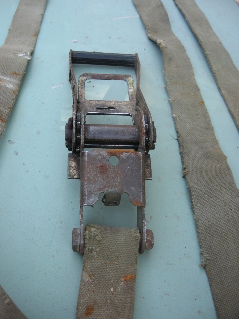 Ancienne sangle d'arrimage de l'armée anglaise BOVY., Enlèvement ou Envoi, Armée de terre, Autres types
