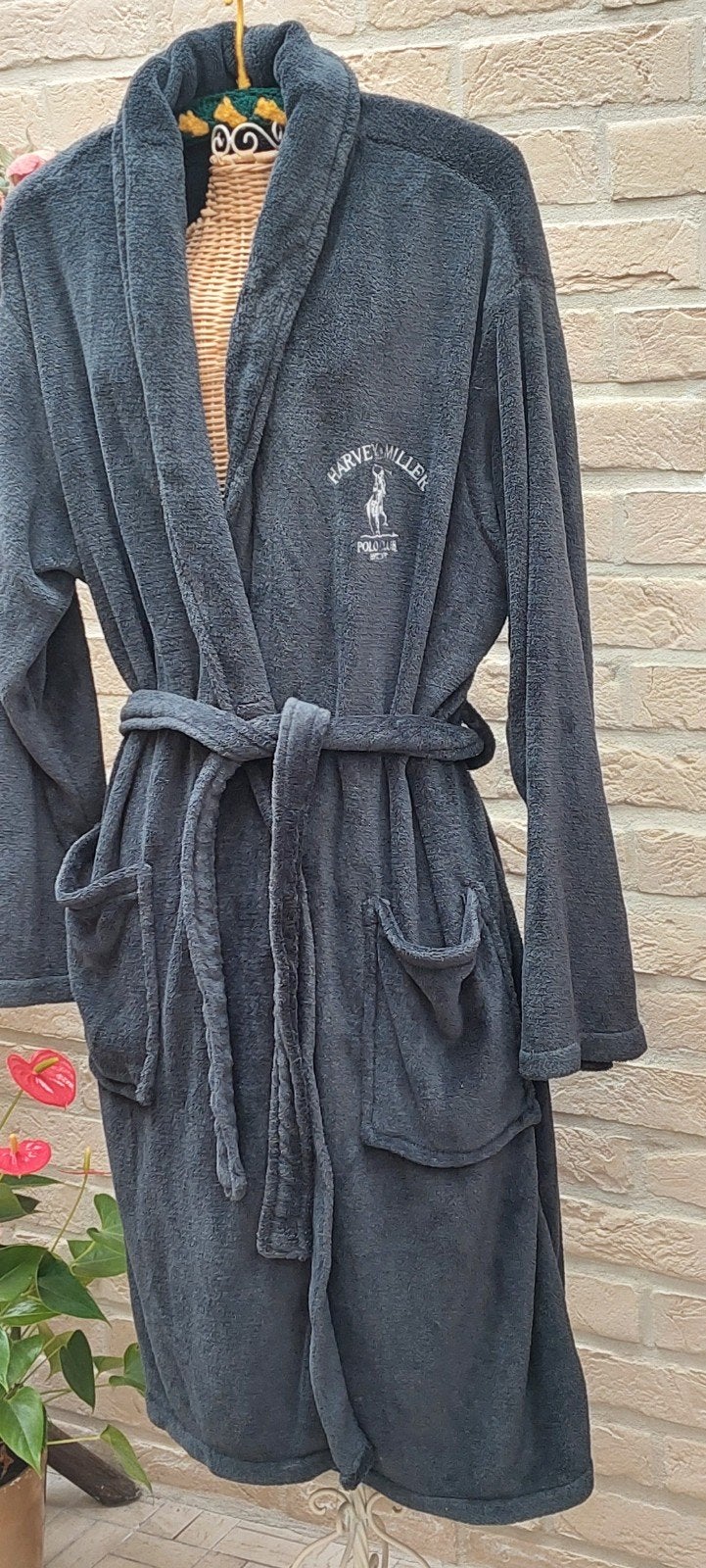 badjas xl Harvey miller, Kleding | Heren, Pyjama's, Ophalen of Verzenden, Zo goed als nieuw, Maat 56/58 (XL), Harvey miller