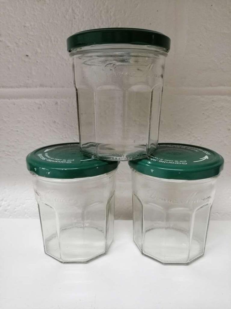 6 Bocaux à confitures, Enlèvement, Utilisé, Verre, Verre ou Verres