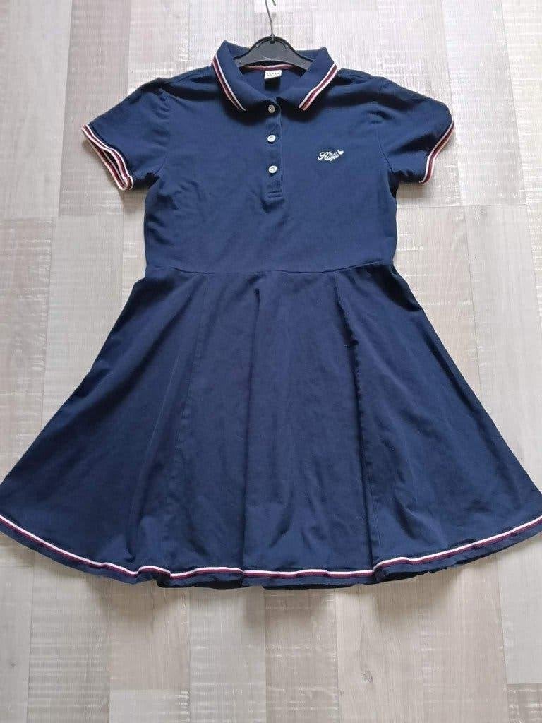 robe polo bleue taille 152 kuyee bear, Robe ou Jupe, Enlèvement ou Envoi, Comme neuf, Kuyee Bear
