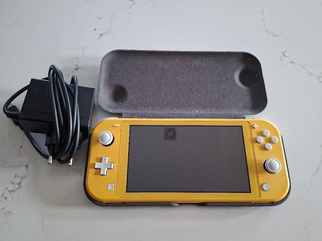 Nintendo Switch Lite jaune chargeur d'origine, etui, Enlèvement ou Envoi, Jaune, Comme neuf, Avec housse de protection ou sac
