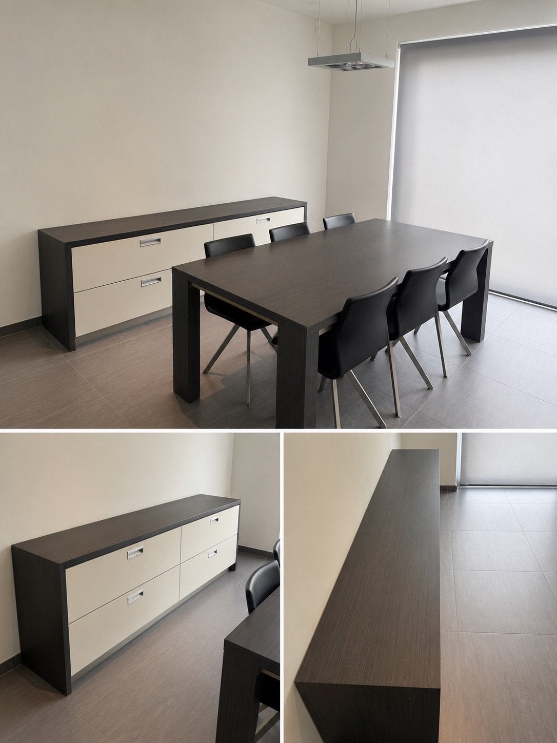 Tafel met 6 stoelen en dressoir, Huis en Inrichting, Ophalen, Overige materialen, Gebruikt, 200 cm of meer