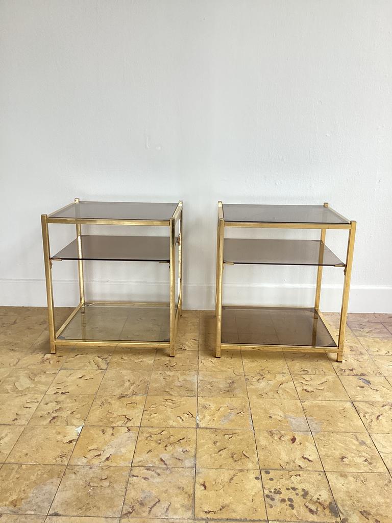 Paire de table bout de canapé annees 80, Antiek en Kunst, Antiek | Meubels | Tafels, Ophalen