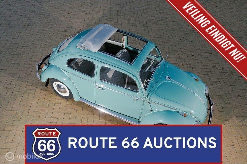 Volkswagen Beetle | 1962 | Route 66 Auctions, Volkswagen, Zwart, Bedrijf, Handgeschakeld