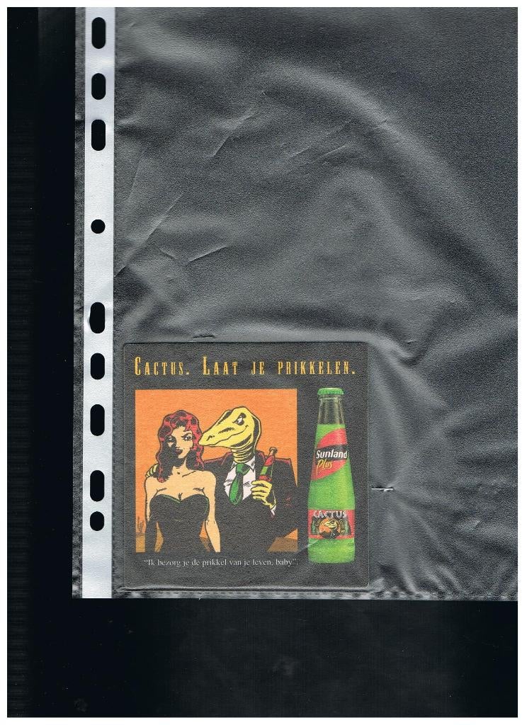 BIERVILTJE WATER/LIMONADE, Verzamelen, Biermerken, Verzenden, Nieuw, Viltje(s)