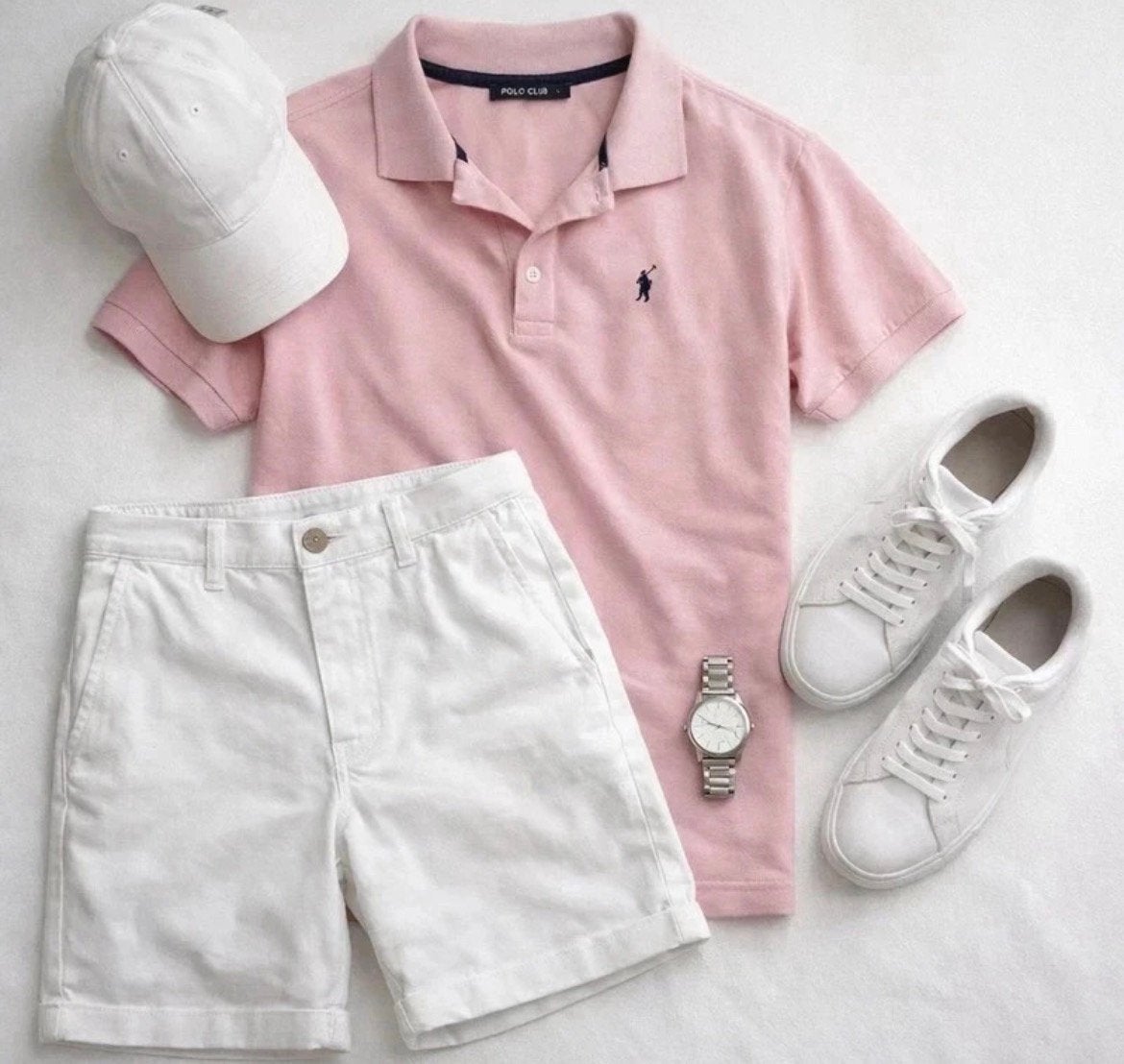 Polo Rose  Chez Polos club, Enlèvement ou Envoi, Comme neuf, Taille 52/54 (L), Polo club